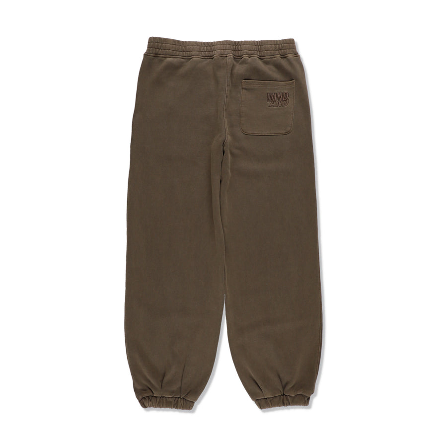 ESS PIGMENT SWEAT PANT / BROWN