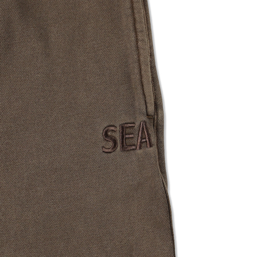 ESS PIGMENT SWEAT PANT / BROWN