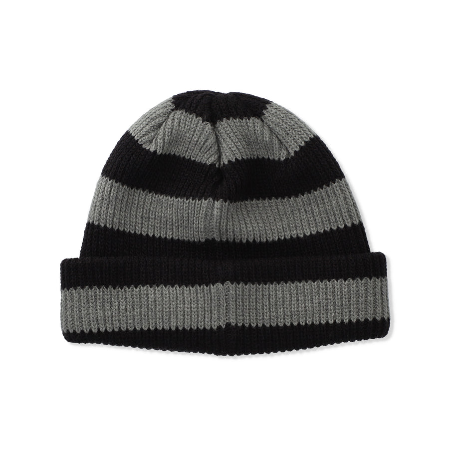 SEA LOGO KNIT CAP / BLACK_GRAY