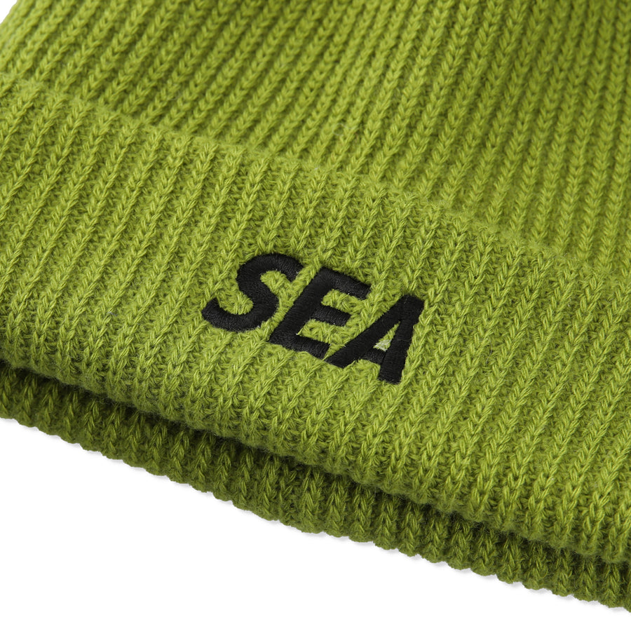 SEA LOGO KNIT CAP / GREEN