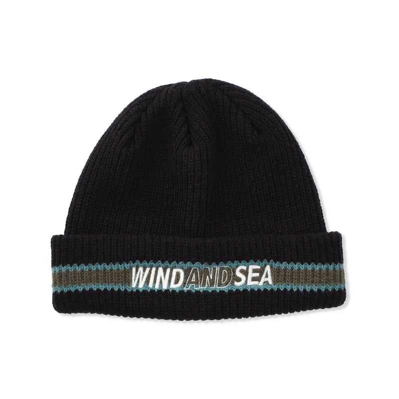 SEA LOGO LINE KNIT CAP