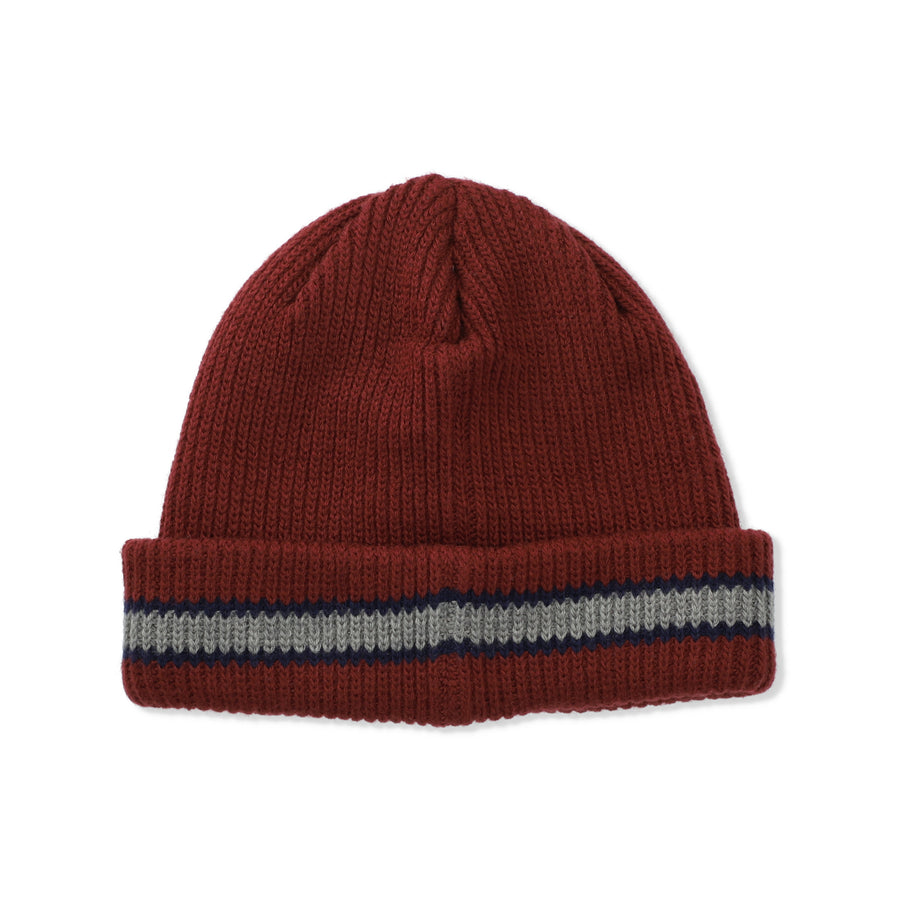 SEA LOGO LINE KNIT CAP / WINE