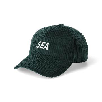 SEA LOGO CORDUROY CAP / GREEN