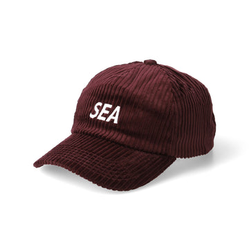 SEA LOGO CORDUROY CAP / WINE