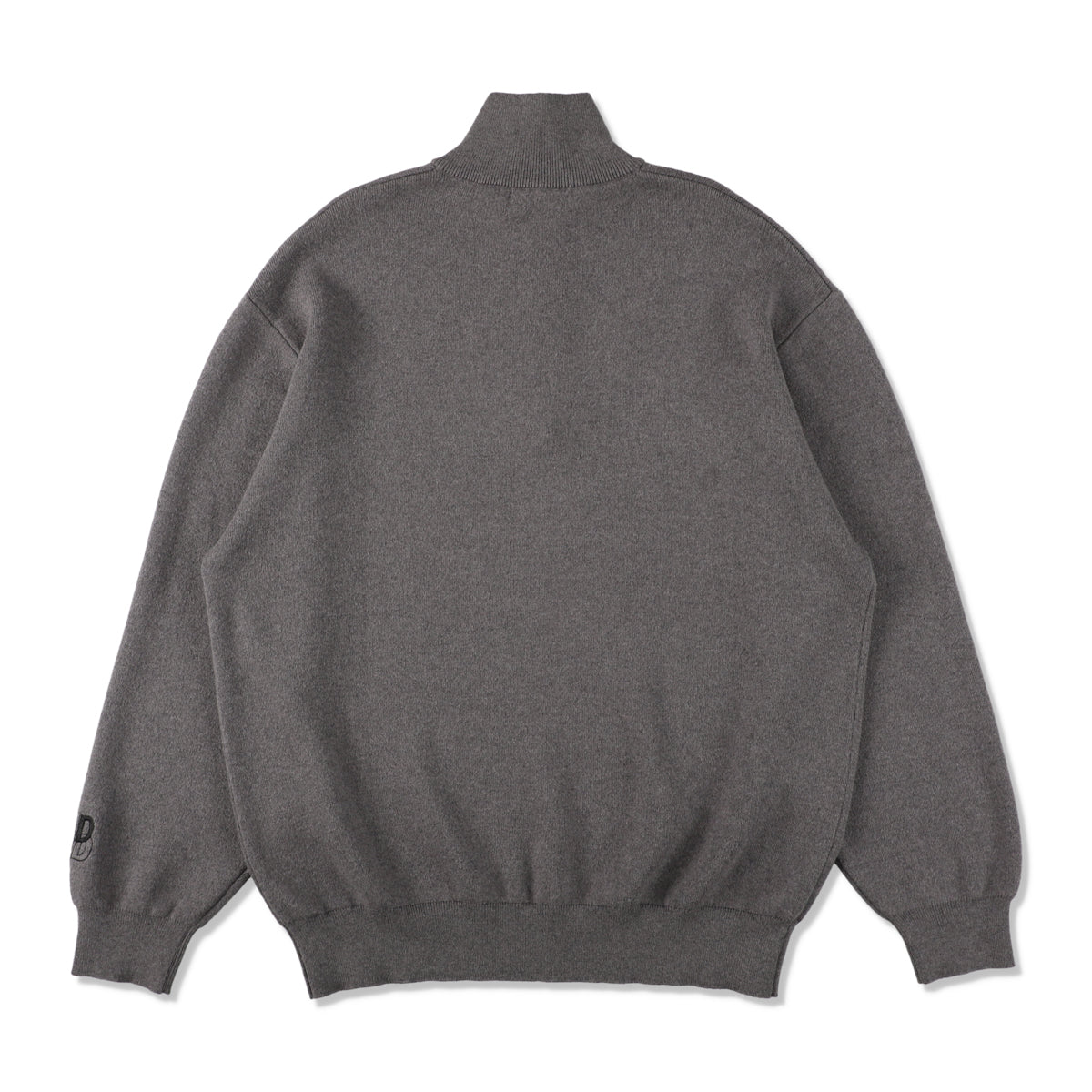 HALF ZIP COTTON CASHMERE KNIT