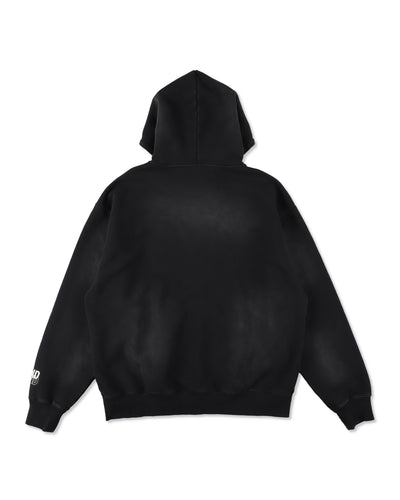 SULFUR DYEING LOGO ZIP SWEATSHIRT