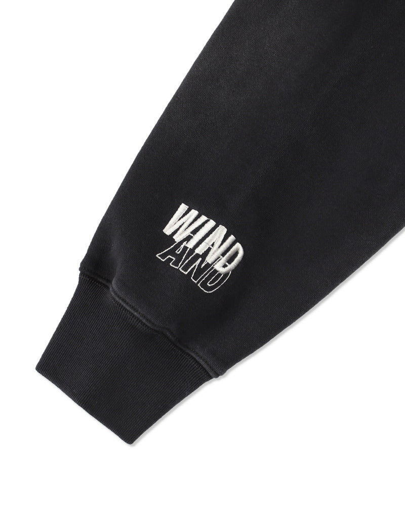 SULFUR DYEING LOGO ZIP SWEATSHIRT