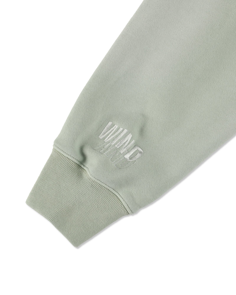 SULFUR DYEING LOGO ZIP SWEATSHIRT