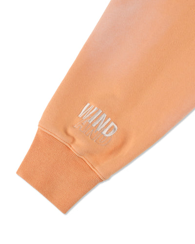 SULFUR DYEING LOGO ZIP SWEATSHIRT