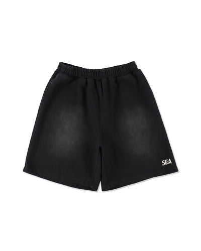 SULFUR DYEING LOGO HALF PANTS