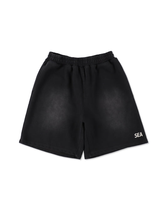 SULFUR DYEING LOGO HALF PANTS