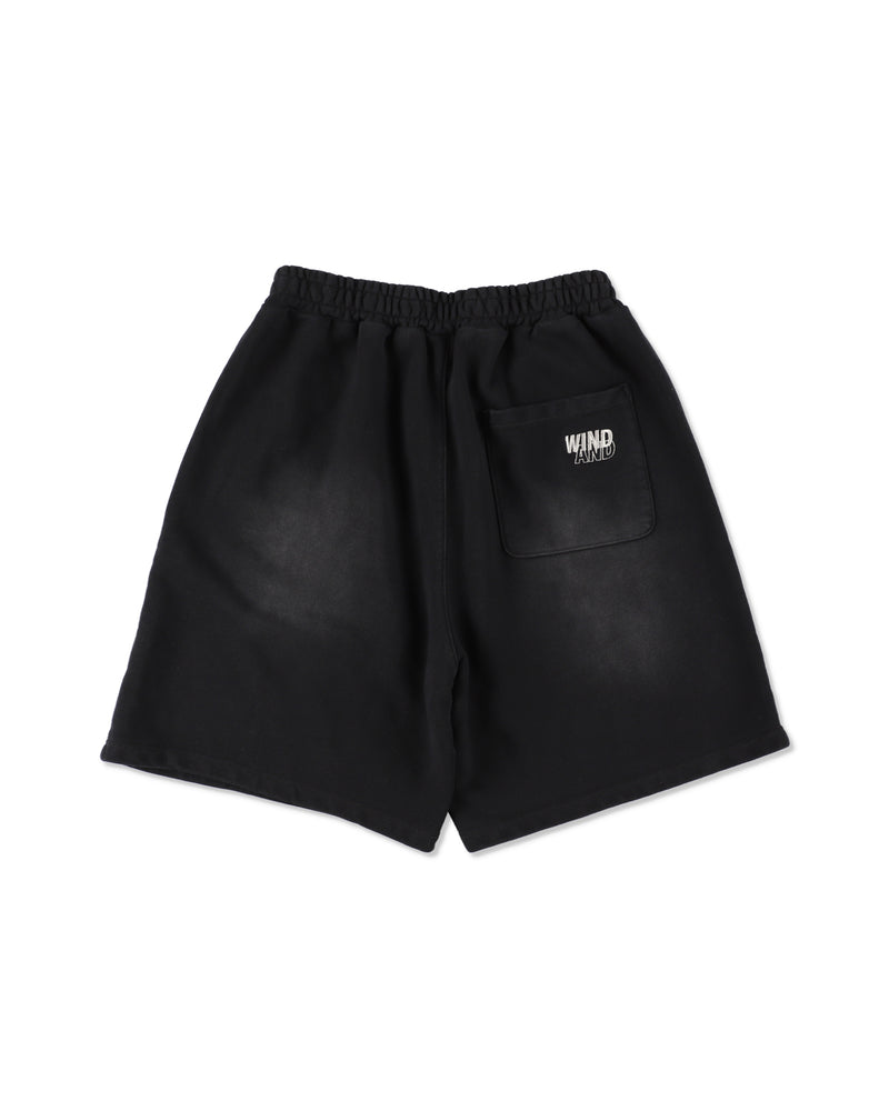 SULFUR DYEING LOGO HALF PANTS