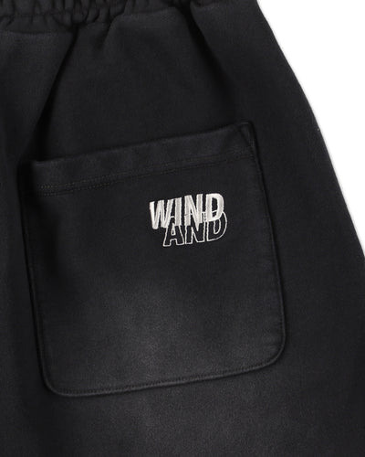 SULFUR DYEING LOGO HALF PANTS