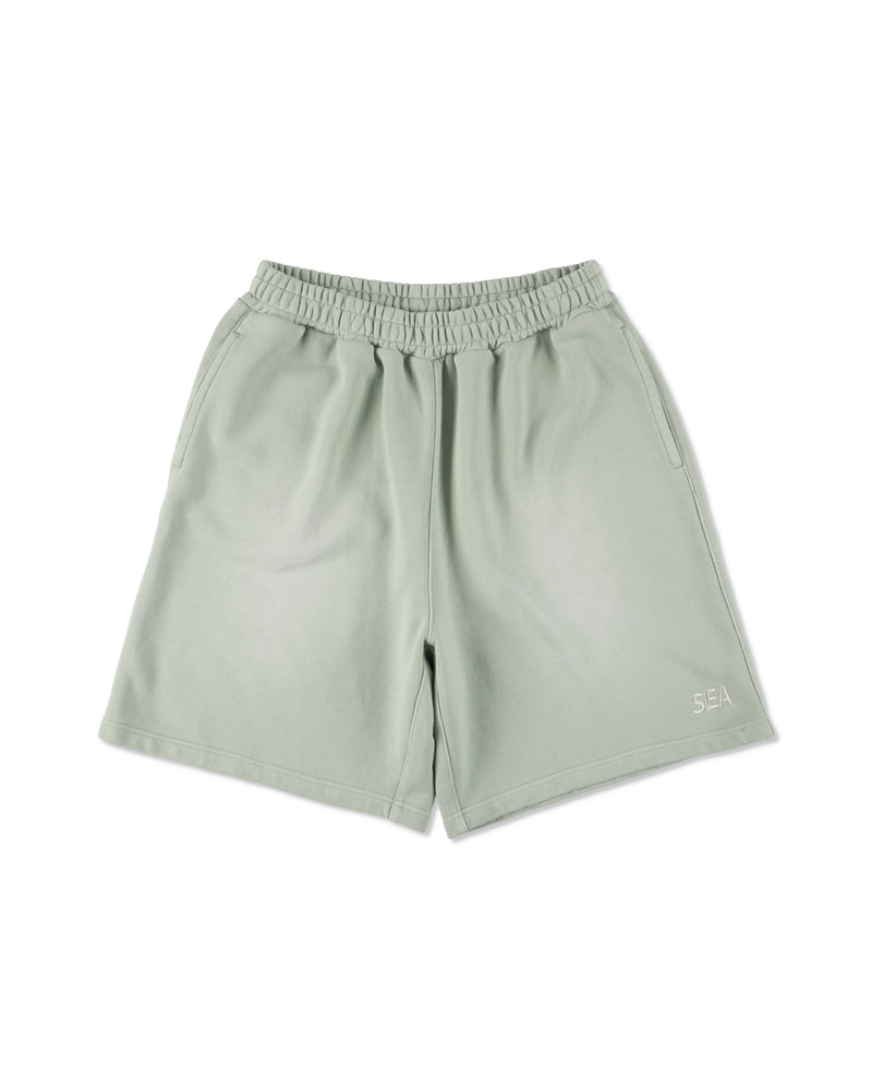 SULFUR DYEING LOGO HALF PANTS