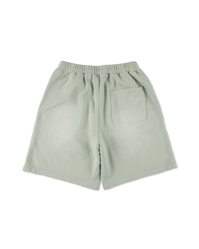 SULFUR DYEING LOGO HALF PANTS