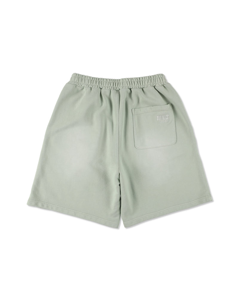 SULFUR DYEING LOGO HALF PANTS