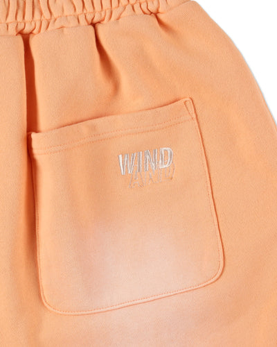 SULFUR DYEING LOGO HALF PANTS