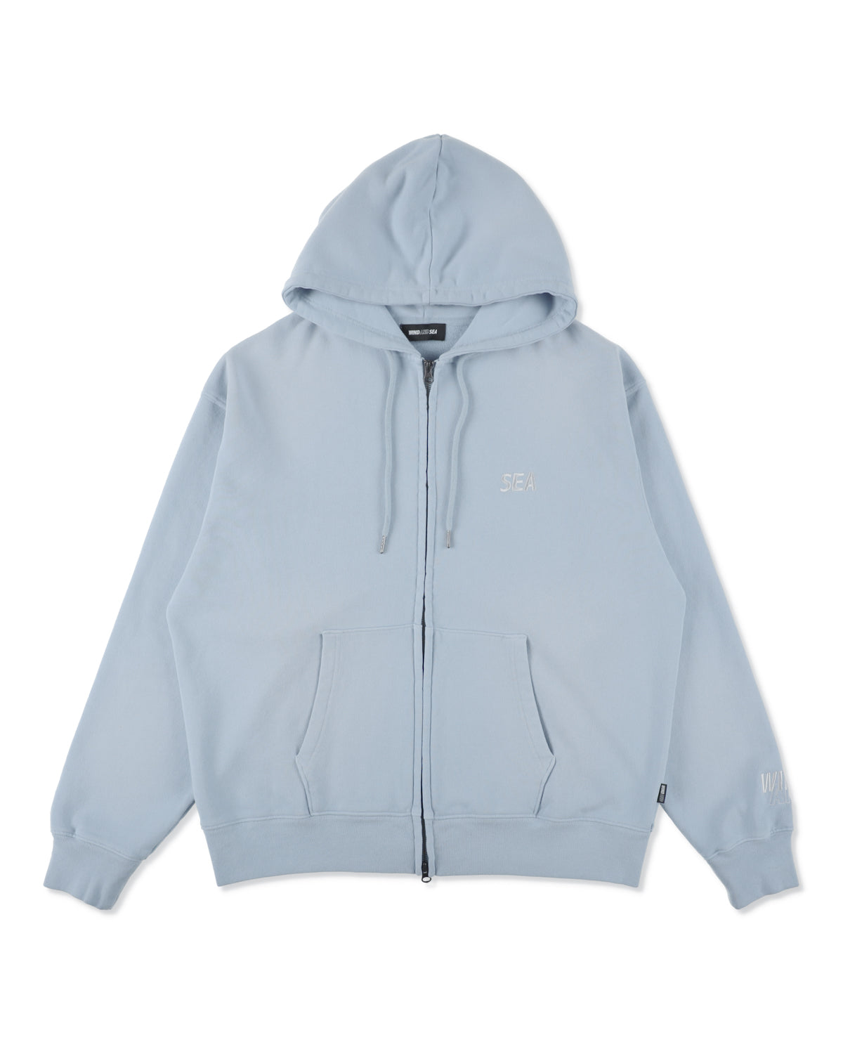 SULFUR DYEING LOGO ZIP SWEATSHIRT