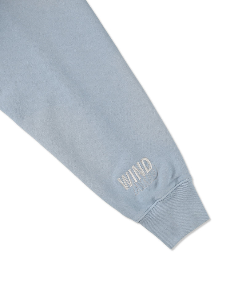 SULFUR DYEING LOGO ZIP SWEATSHIRT