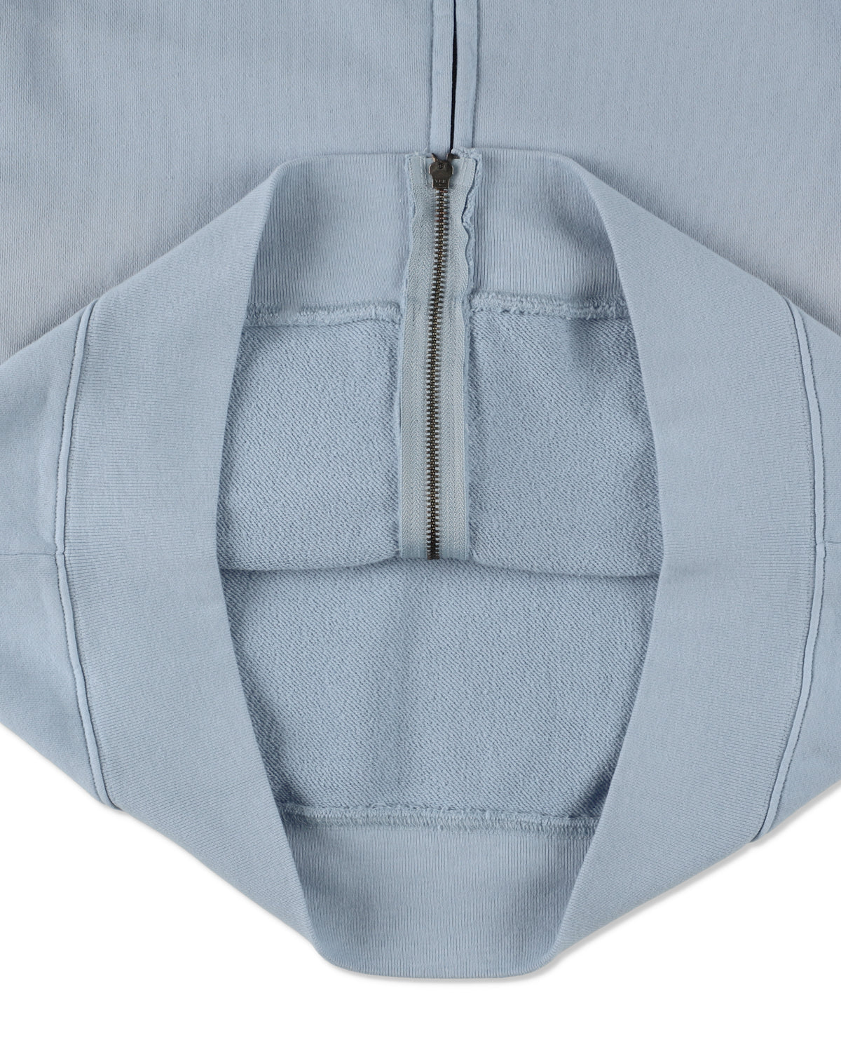 SULFUR DYEING LOGO ZIP SWEATSHIRT