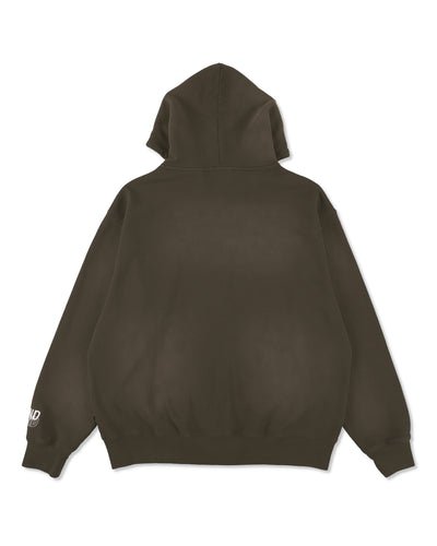 SULFUR DYEING LOGO ZIP SWEATSHIRT