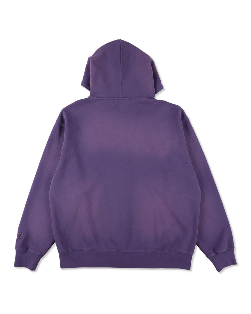 SULFUR DYEING LOGO ZIP SWEATSHIRT