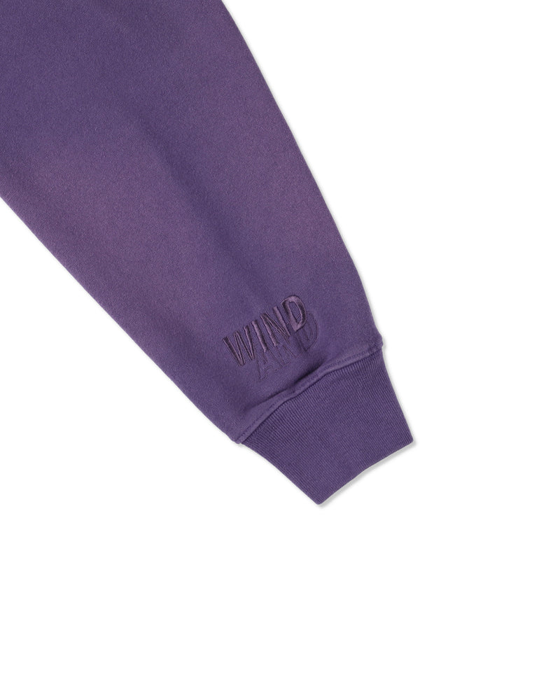 SULFUR DYEING LOGO ZIP SWEATSHIRT