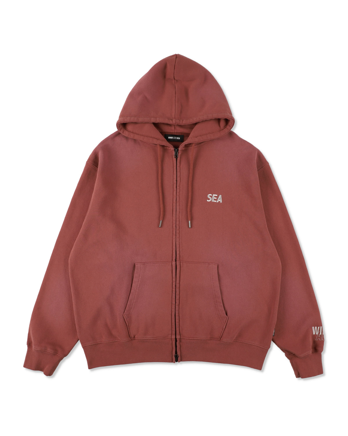 SULFUR DYEING LOGO ZIP SWEATSHIRT – WIND AND SEA