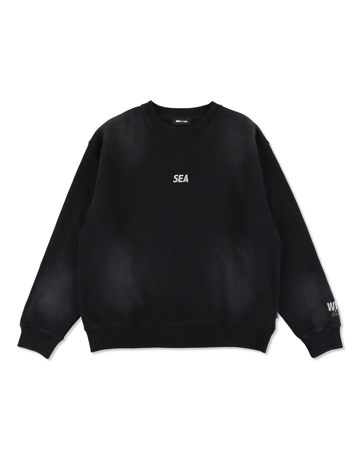 SULFUR DYEING LOGO CREWNECK SWEATSHIRT