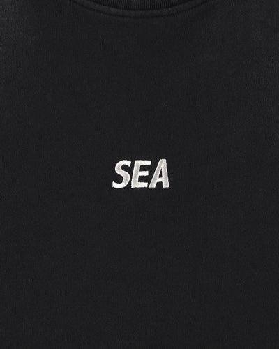 SULFUR DYEING LOGO CREWNECK SWEATSHIRT