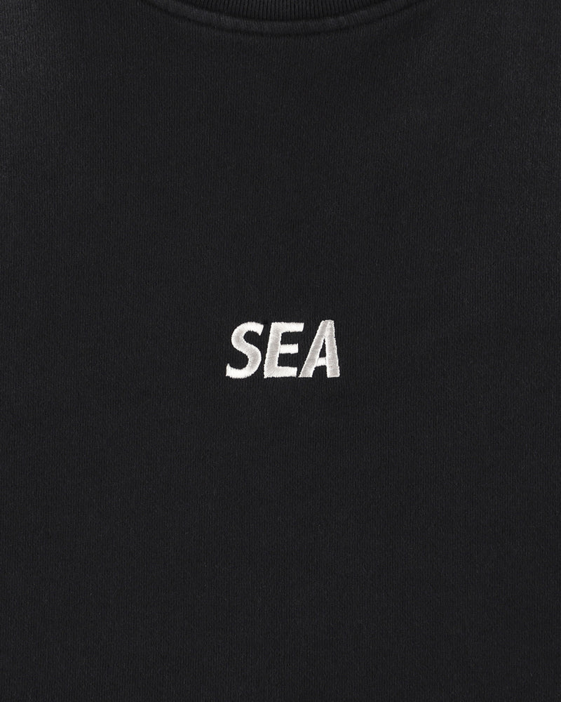 SULFUR DYEING LOGO CREWNECK SWEATSHIRT