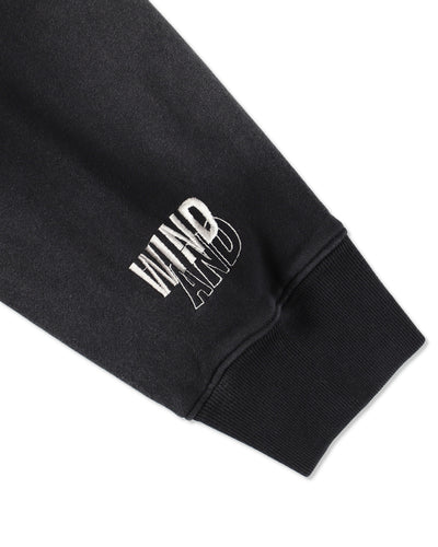 SULFUR DYEING LOGO CREWNECK SWEATSHIRT