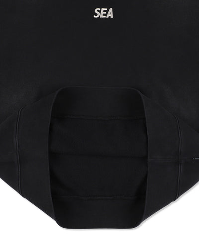 SULFUR DYEING LOGO CREWNECK SWEATSHIRT