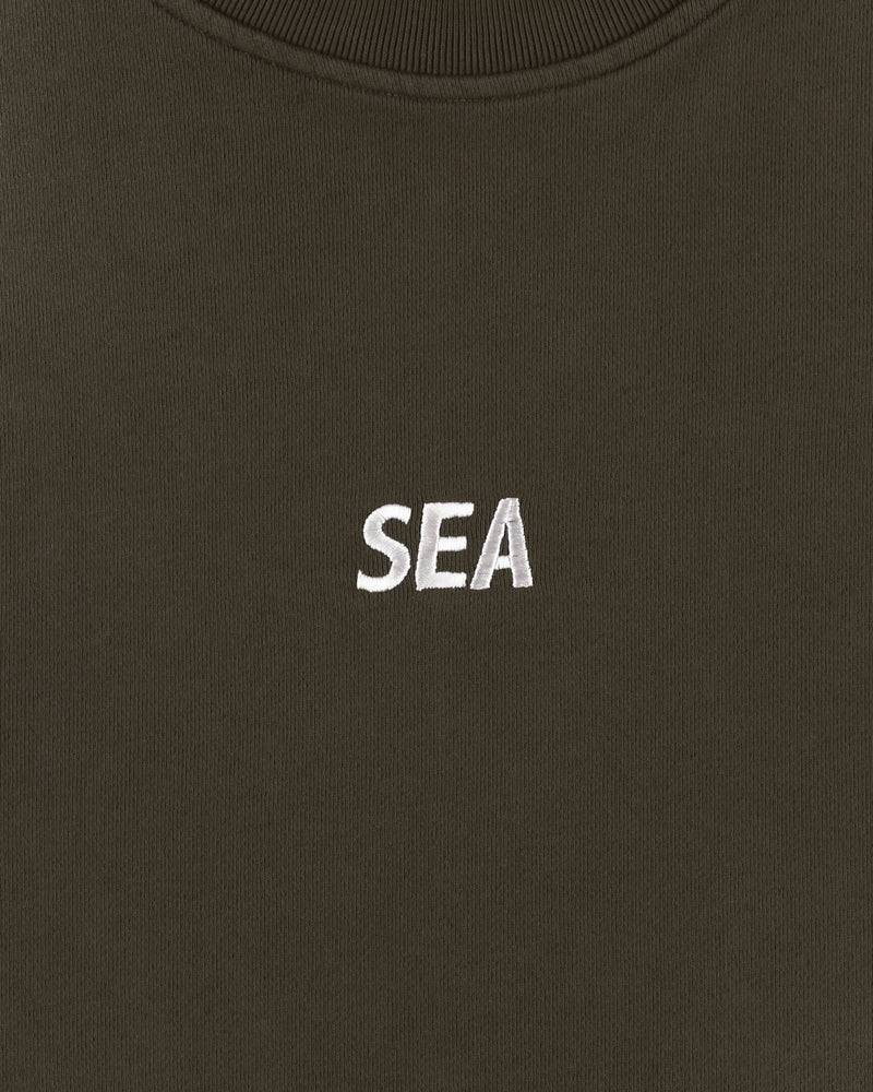 SULFUR DYEING LOGO CREWNECK SWEATSHIRT