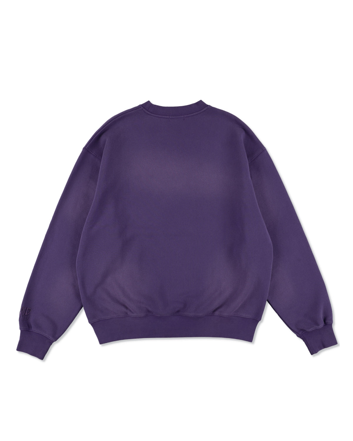 SULFUR DYEING LOGO CREWNECK SWEATSHIRT