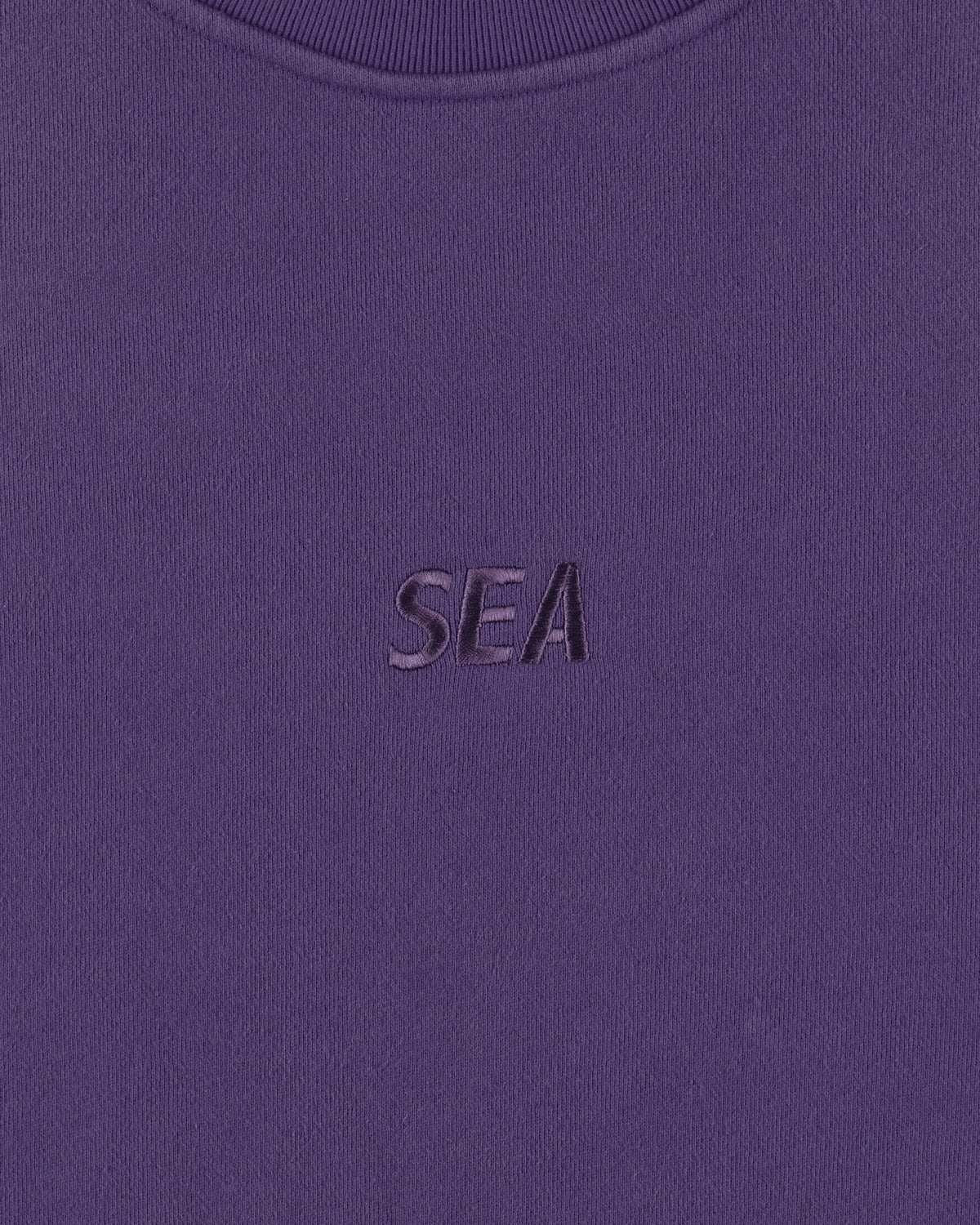 SULFUR DYEING LOGO CREWNECK SWEATSHIRT