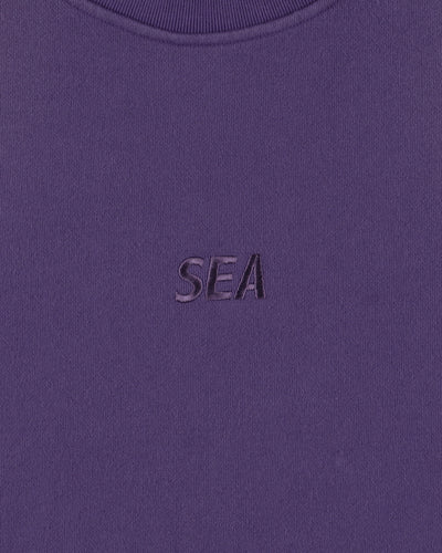 SULFUR DYEING LOGO CREWNECK SWEATSHIRT