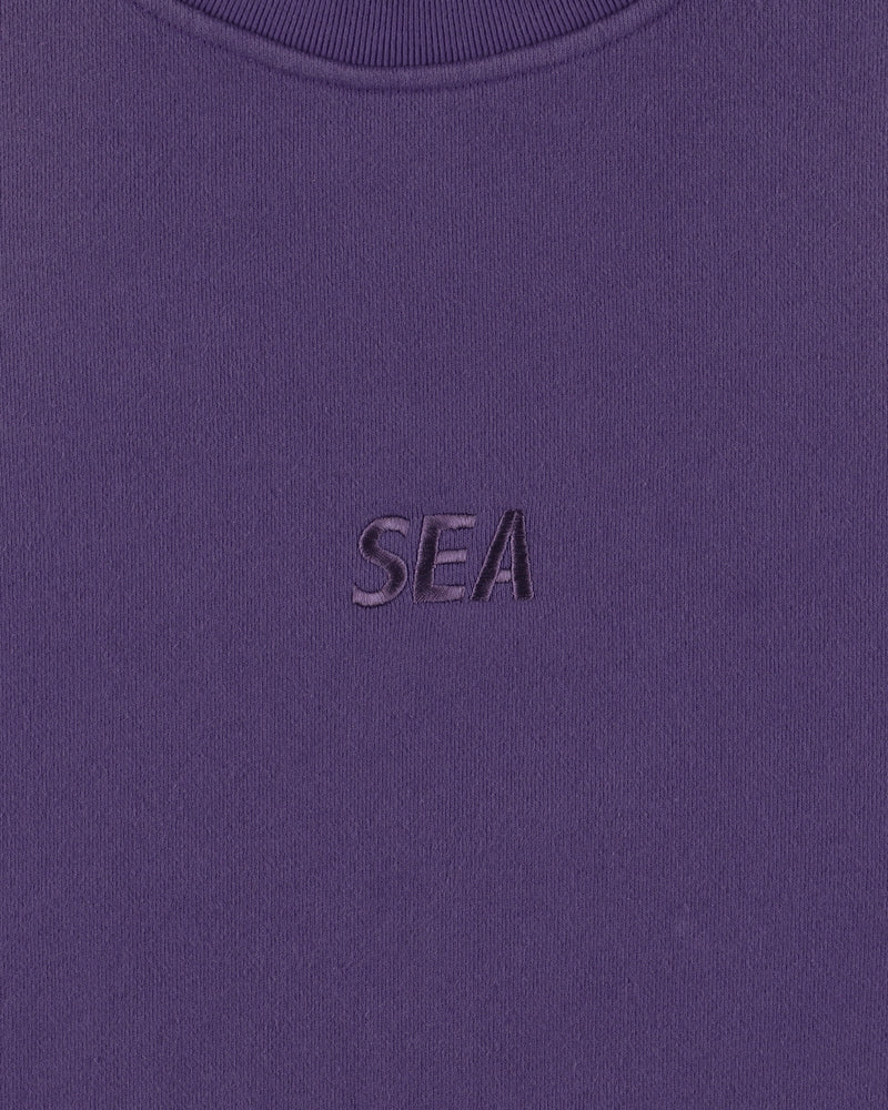 SULFUR DYEING LOGO CREWNECK SWEATSHIRT