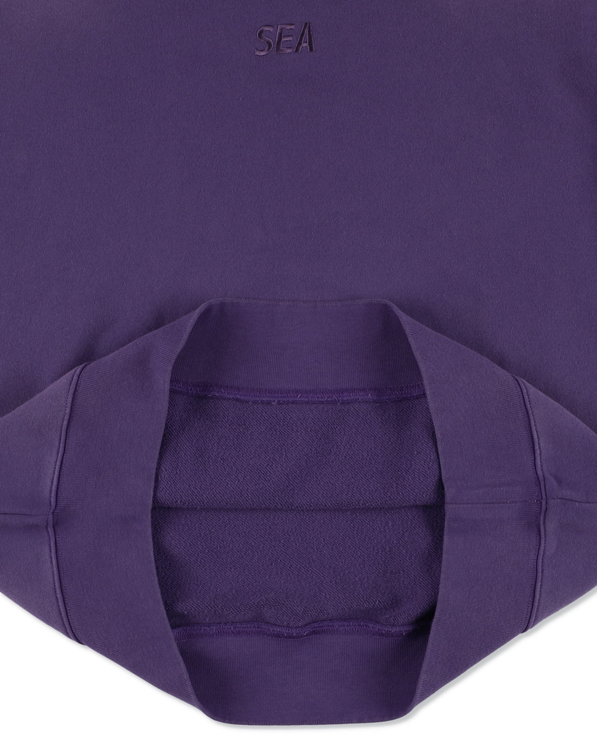 SULFUR DYEING LOGO CREWNECK SWEATSHIRT