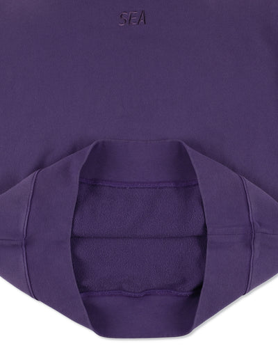 SULFUR DYEING LOGO CREWNECK SWEATSHIRT