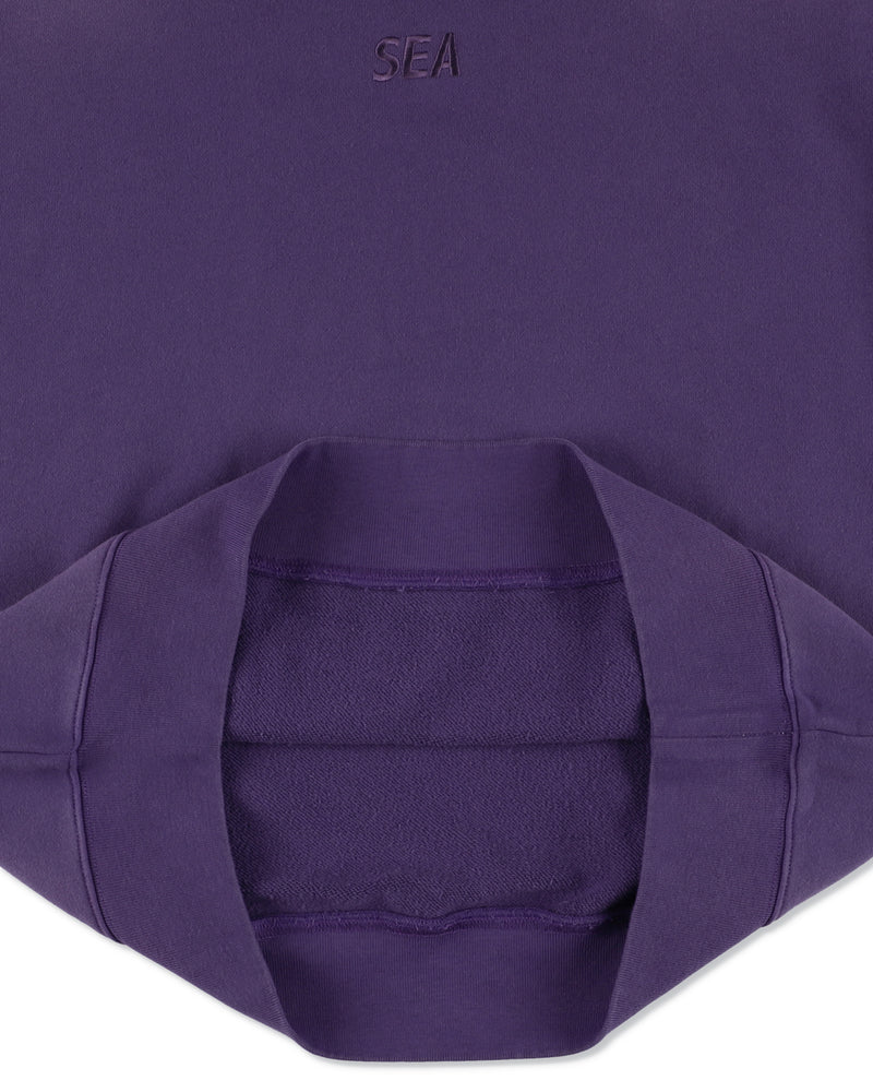 SULFUR DYEING LOGO CREWNECK SWEATSHIRT