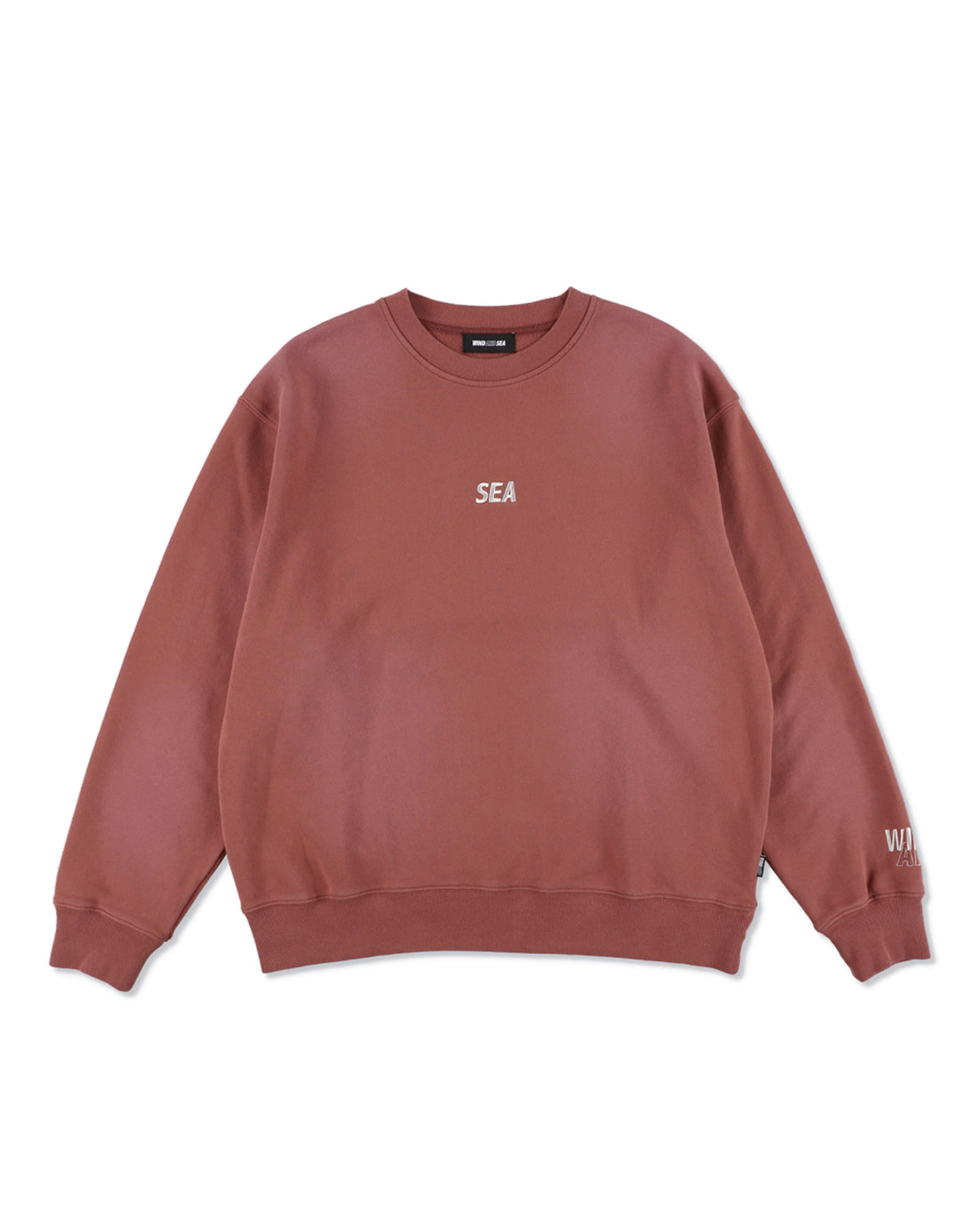 SULFUR DYEING LOGO CREWNECK SWEATSHIRT