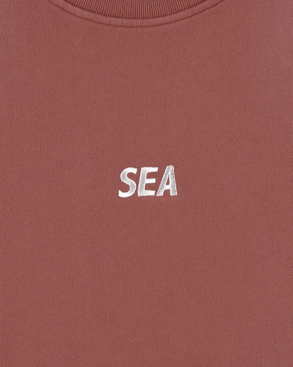 SULFUR DYEING LOGO CREWNECK SWEATSHIRT