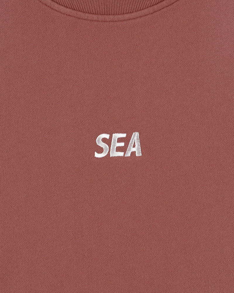 SULFUR DYEING LOGO CREWNECK SWEATSHIRT