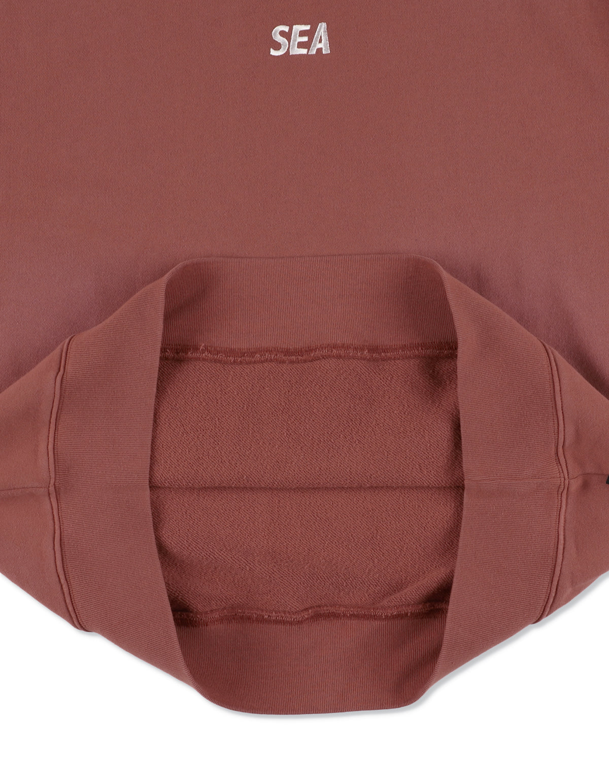 SULFUR DYEING LOGO CREWNECK SWEATSHIRT