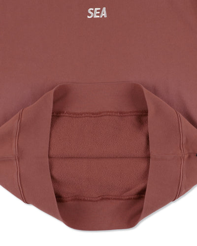 SULFUR DYEING LOGO CREWNECK SWEATSHIRT