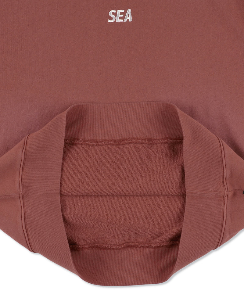 SULFUR DYEING LOGO CREWNECK SWEATSHIRT