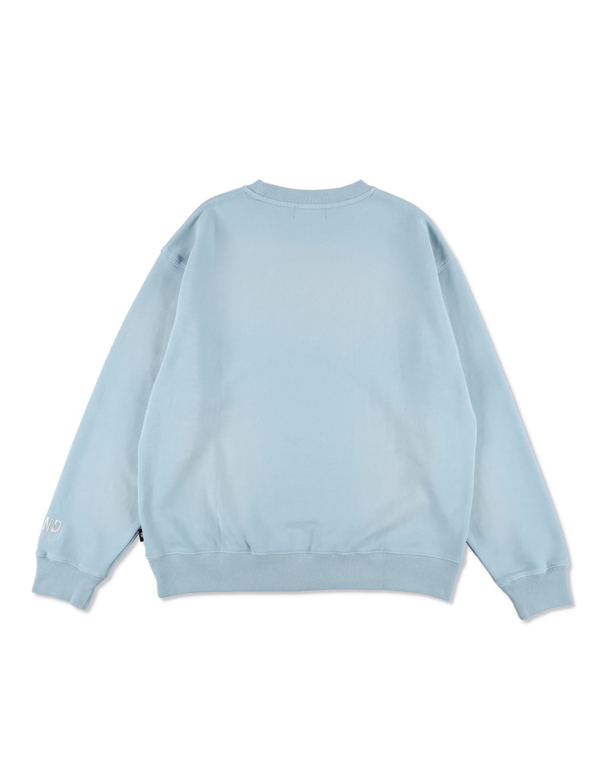 SULFUR DYEING LOGO CREWNECK SWEATSHIRT
