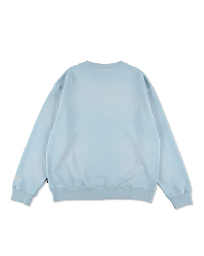 SULFUR DYEING LOGO CREWNECK SWEATSHIRT
