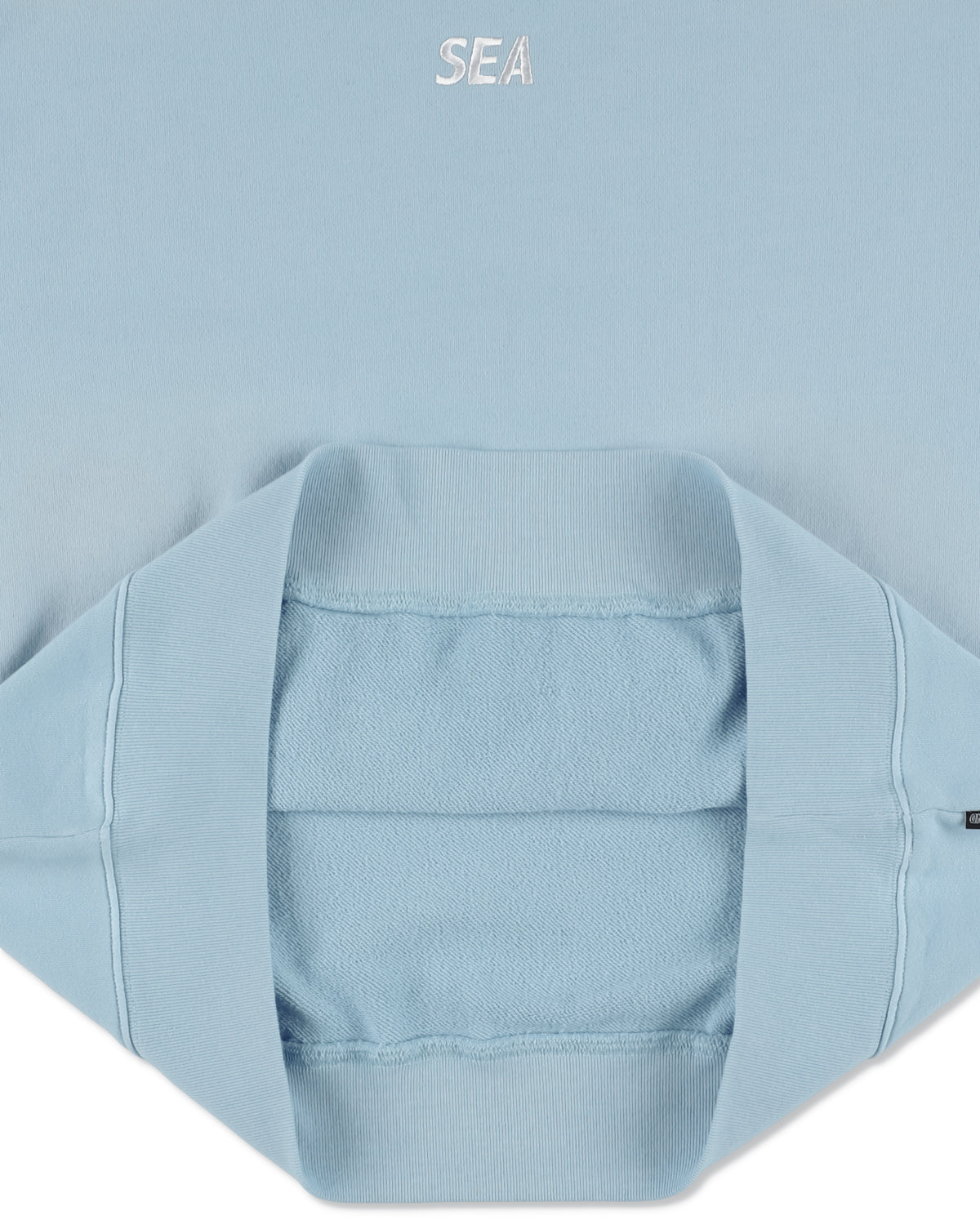 SULFUR DYEING LOGO CREWNECK SWEATSHIRT